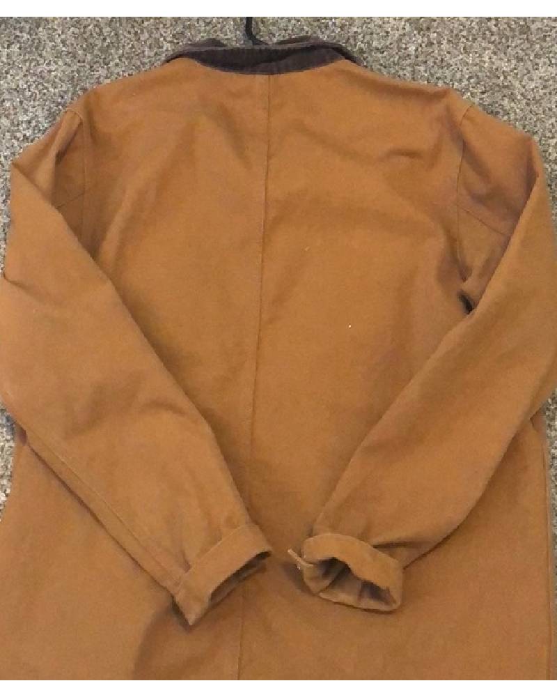 John David Washington Tenet Wind Farm Brown Jacket