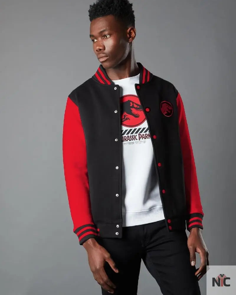 Jurassic Park Priimal Limited Variant Ranger Logo Unisex Varsity Jacket NYC Jackets