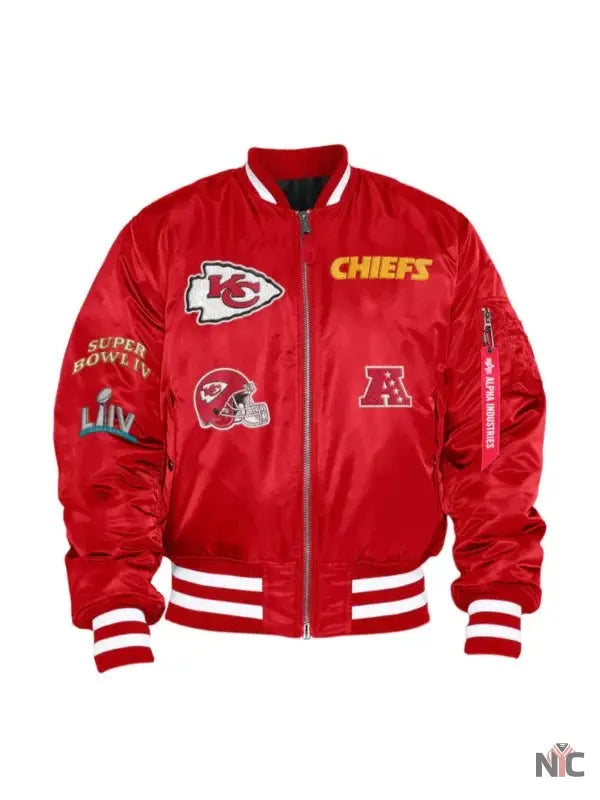 Kansas City Chiefs Alpha Industries X New Era Jacket NYC Jackets