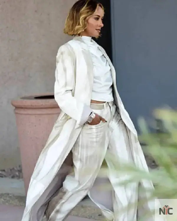 Kat Graham Los Angeles 2025 Long Coat NYC Jackets