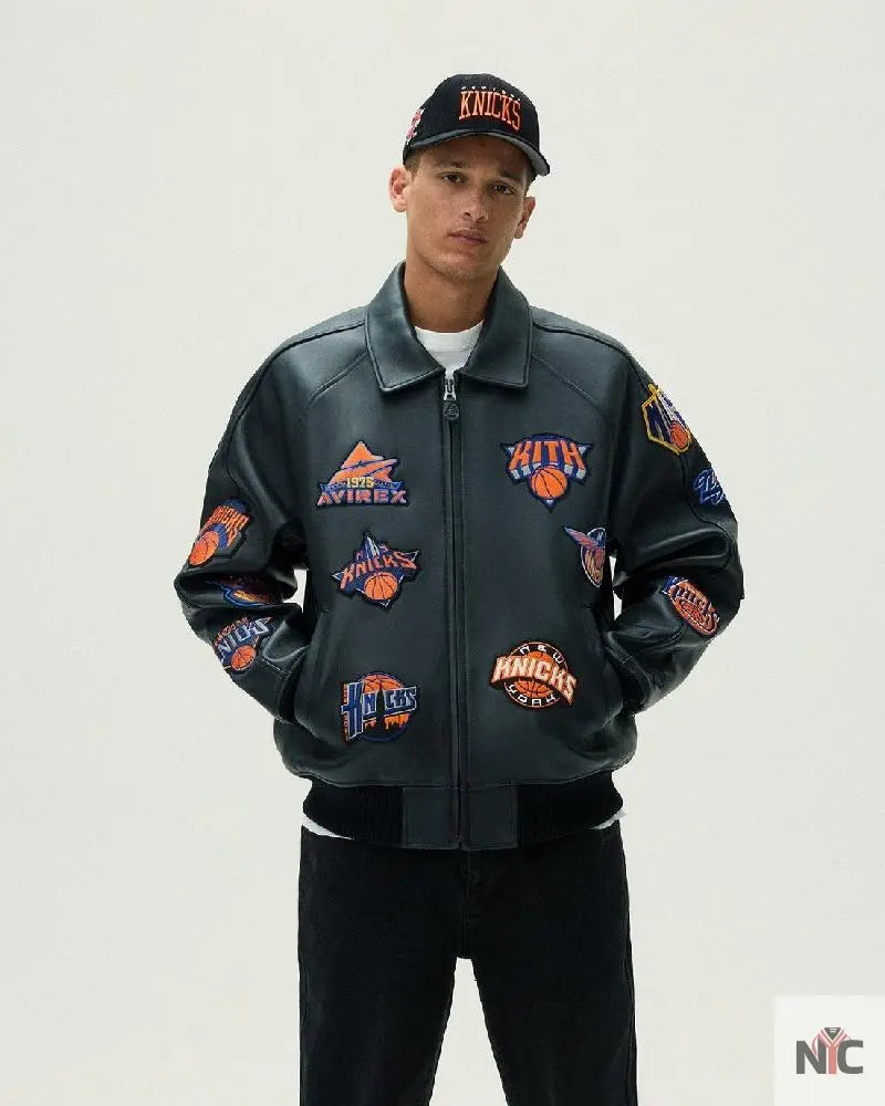 Kith & Avirex For The New York Knicks Icon Jacket NYC Jackets