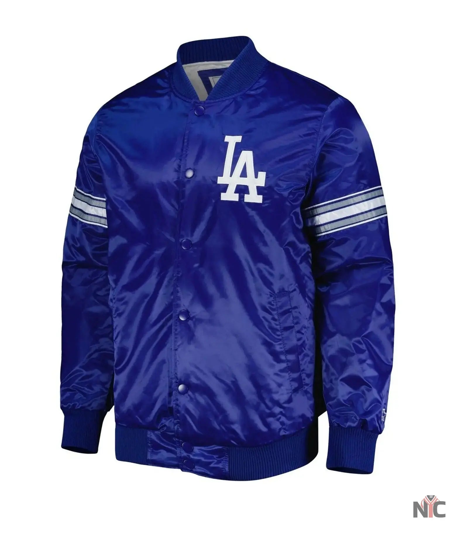 LA Dodgers Pick & Roll Royal Blue Varsity Jacket NYC Jackets