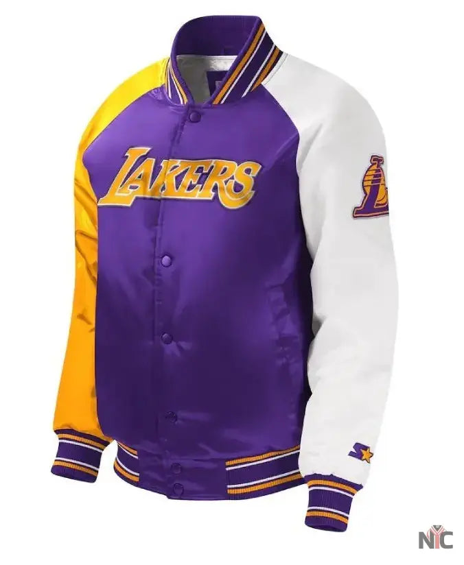 Lakers Starter Raglan Varsity Jacket NYC Jackets