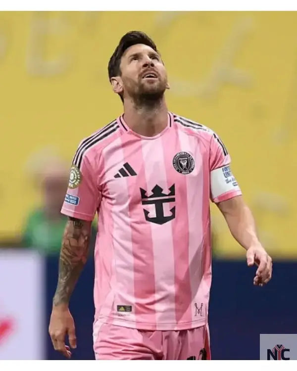 Lionel Messi FIFA Club World Cup 2025 Pink T-Shirt NYC Jackets