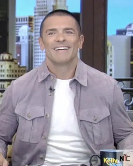 Live with Kelly and Mark Mark Consuelos Shirt Jacket NYC Jackets