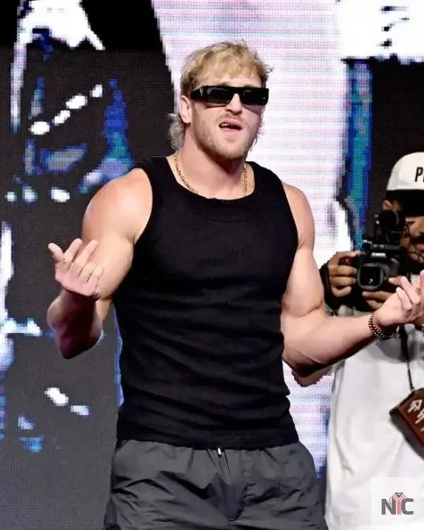 Logan Paul Fanatics Fest NYC 2025 Black Tank Top NYC Jackets
