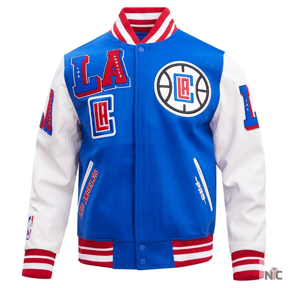 Los Angeles Clippers Mashup Varsity Jacket NYC Jackets