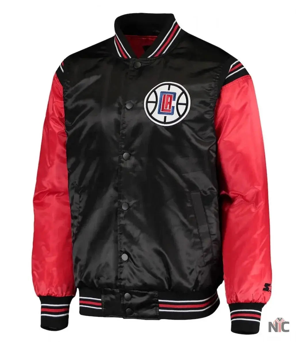 Los Angeles Clippers The Enforcer Black and Red Jacket NYC Jackets