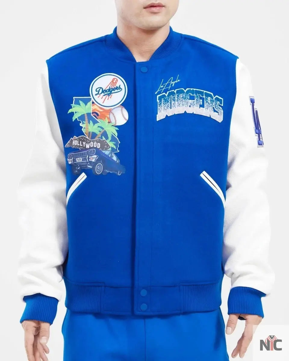 Los Angeles Dodgers Home Town Wool Varsity Jacket NYC Jackets