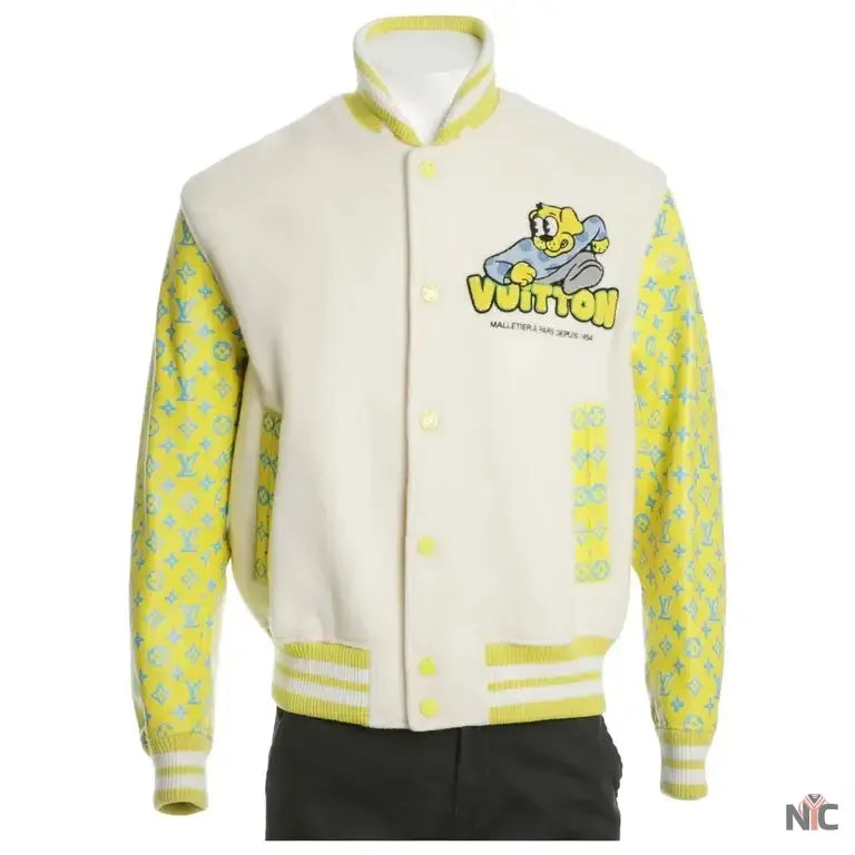 Louis Vuitton Monogram Playground Varsity Blouson Jacket NYC Jackets