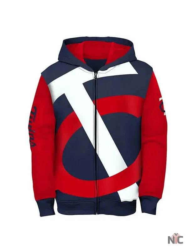 MLB Minnesota Twins Cotton Hooded Jacket NYC Jackets