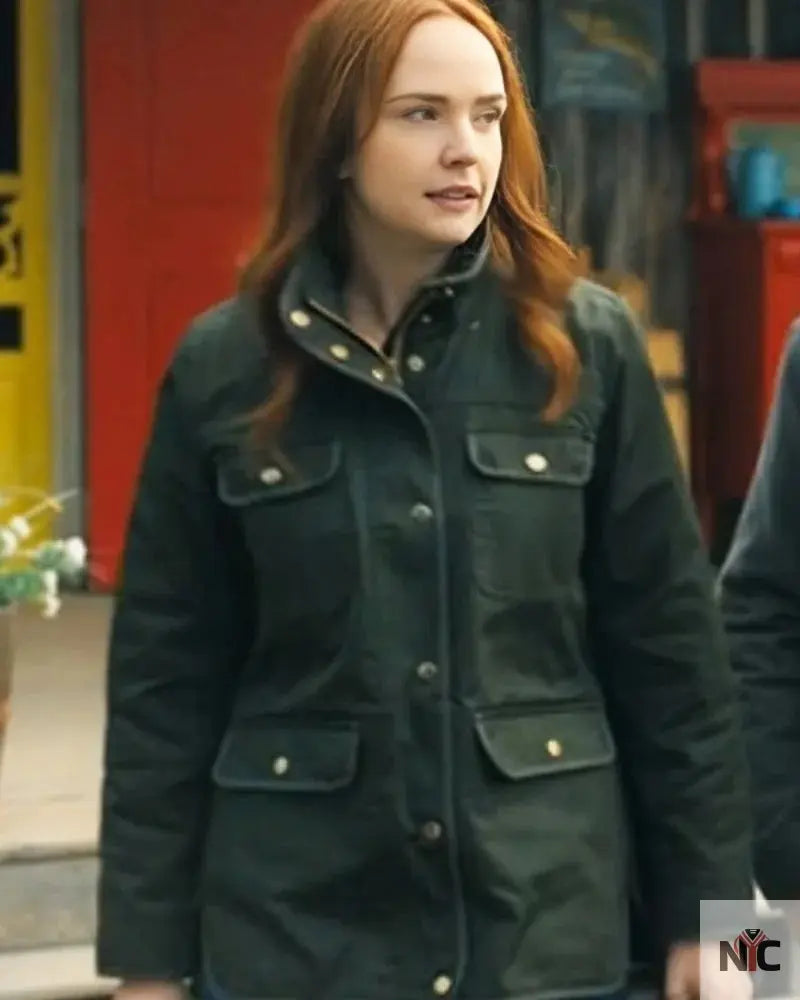 Maggie Sullivan Sullivan’s Crossing S02 Black Cotton Jacket NYC Jackets