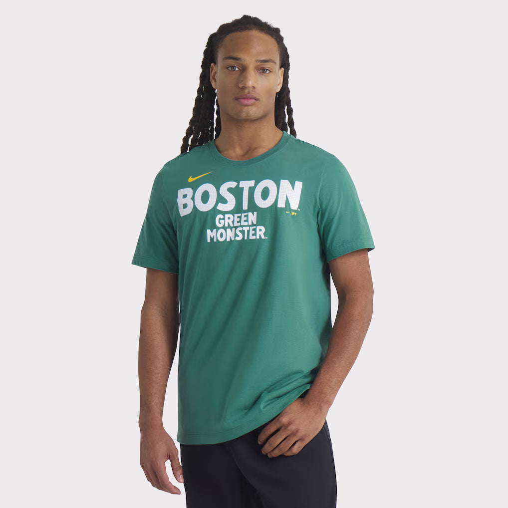 Men’s Boston Red Sox Nike Green 2025 T-Shirt NYC Jackets