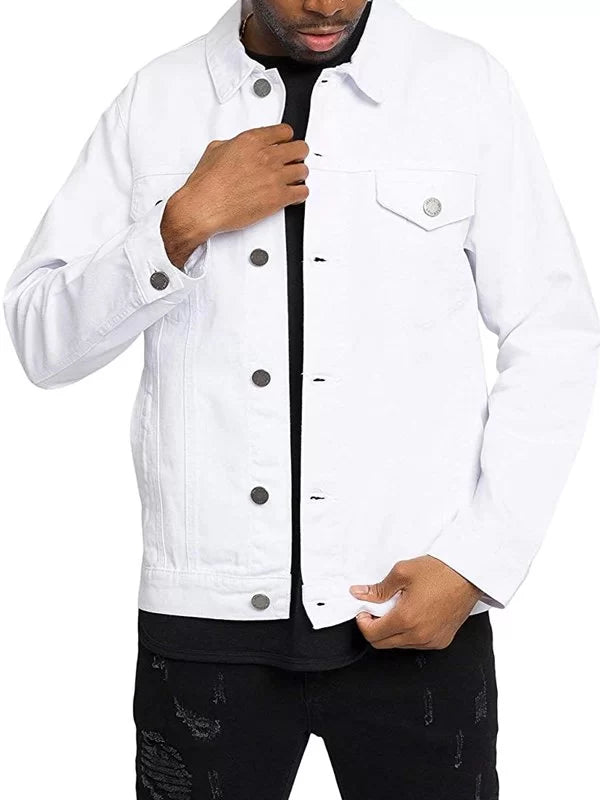 Mens World Tour Denim Jacket NYC Jackets