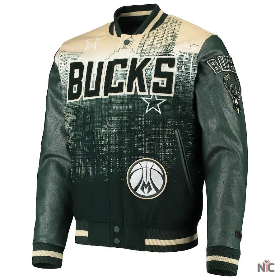 Milwaukee Bucks NBA Finals Champs Varsity Jacket NYC Jackets
