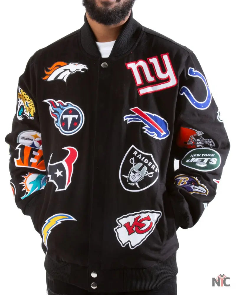 NFL College Patch Jacket NYC Jackets