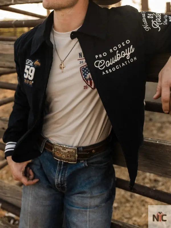 NFR Las Vegas Corduroy Bomber Jacket NYC Jackets