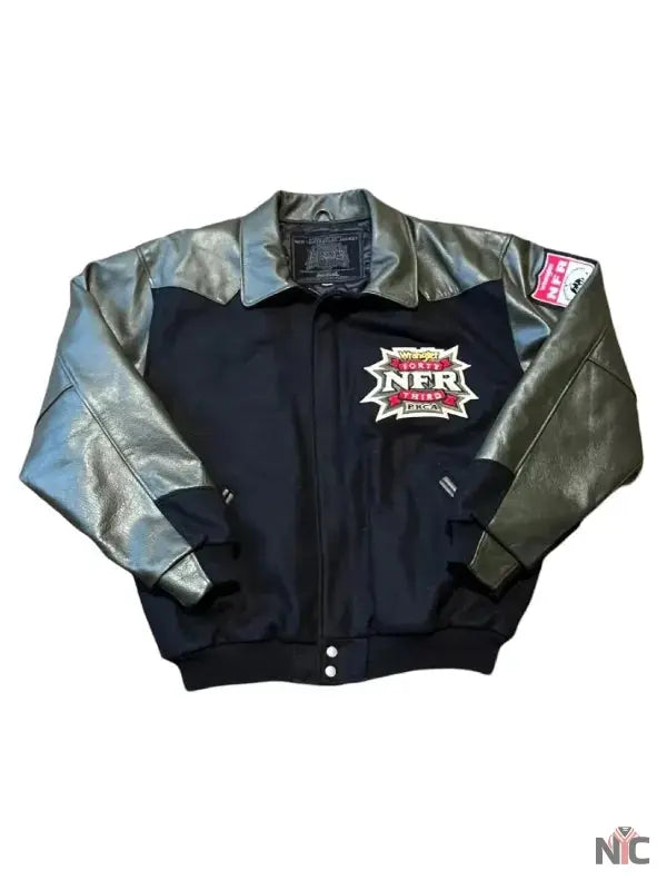NFR Rodeo Las Vegas 2001 Vintage Wool Bomber Jacket NYC Jackets