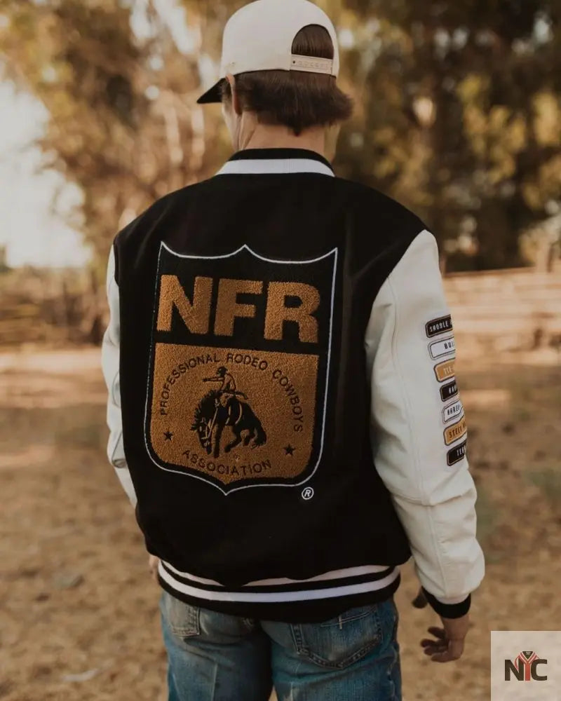 NFR Rodeo Quincy Varsity Jacket NYC Jackets