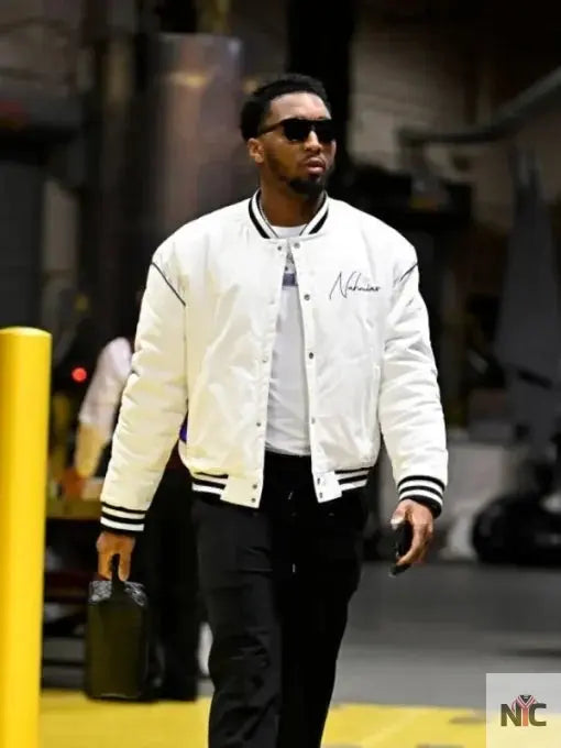 Nahmias Donovan Mitchell White Jacket NYC Jackets
