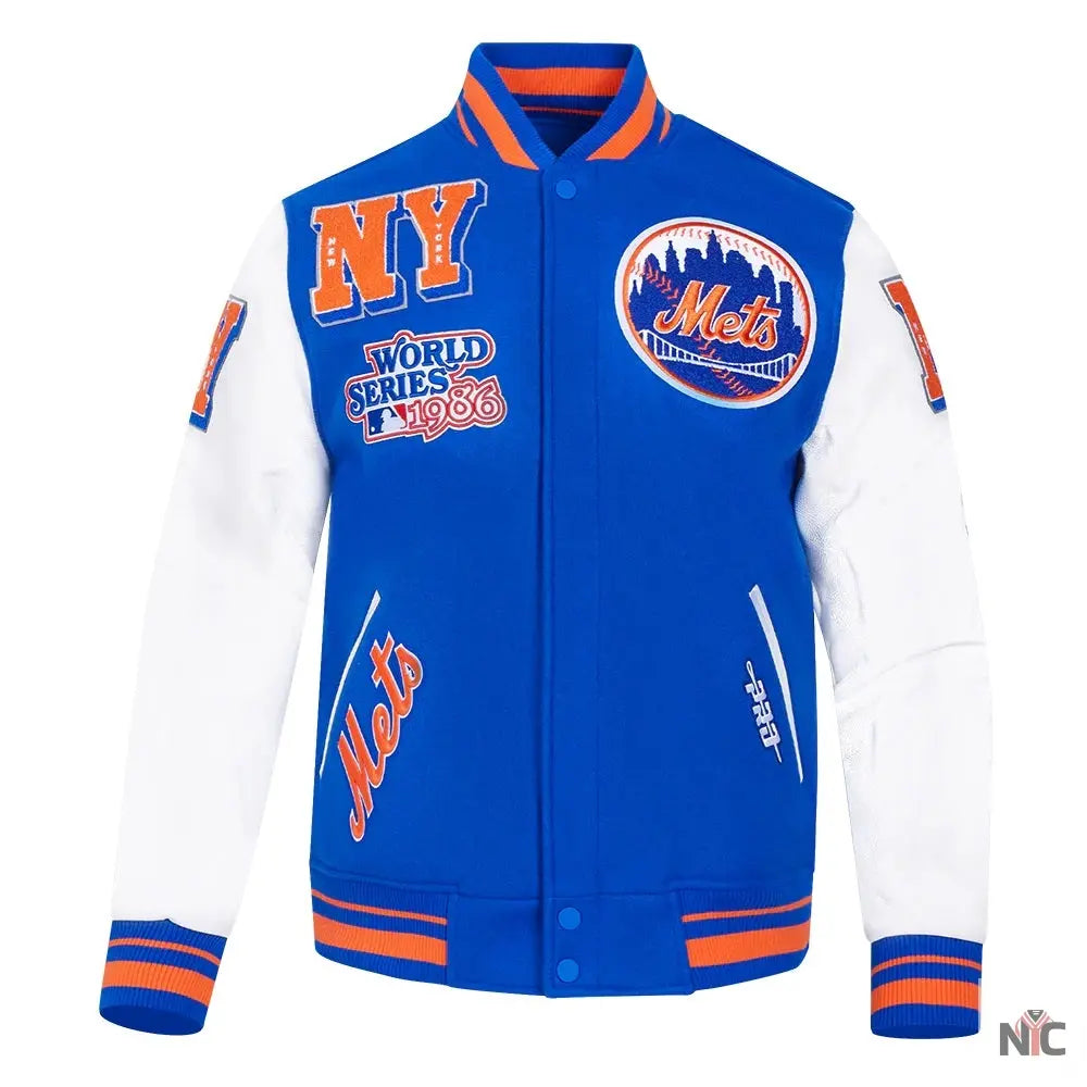 New York Mets Mashup Varsity Jacket NYC Jackets