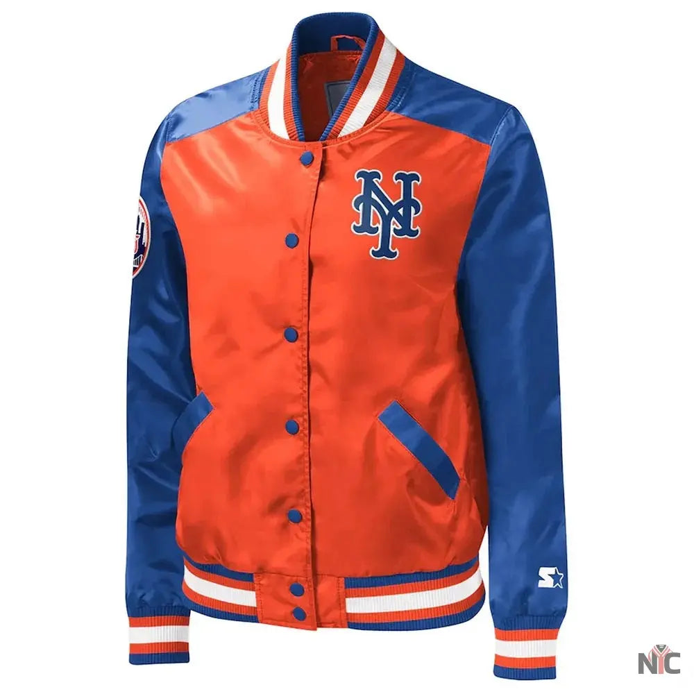 New York Mets The Legend Satin Jacket NYC Jackets