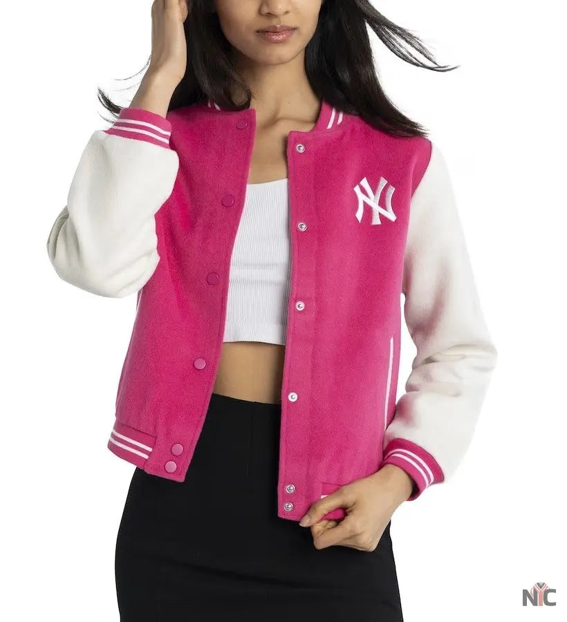 New York Yankees Lusso Women’s Priya Full-Snap Jacket NYC Jackets
