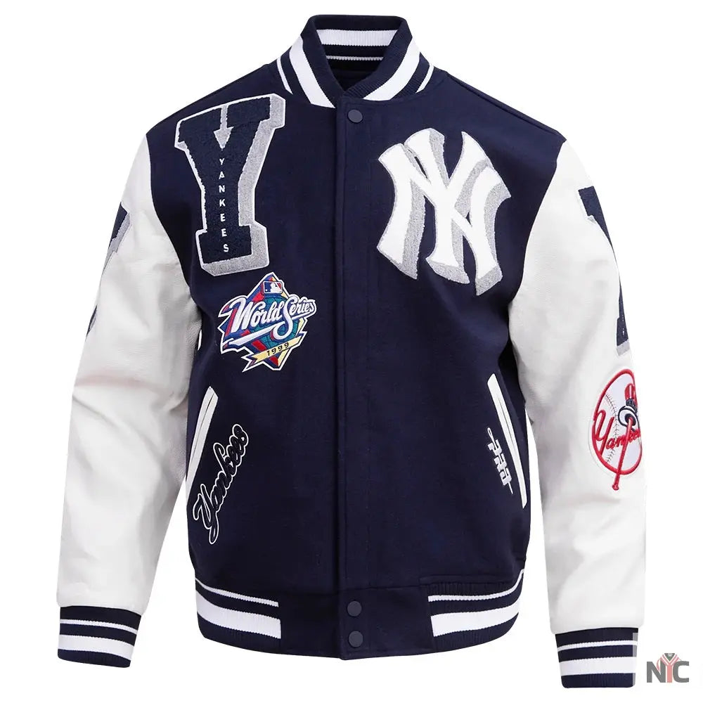 New York Yankees Mashup Varsity Jacket NYC Jackets