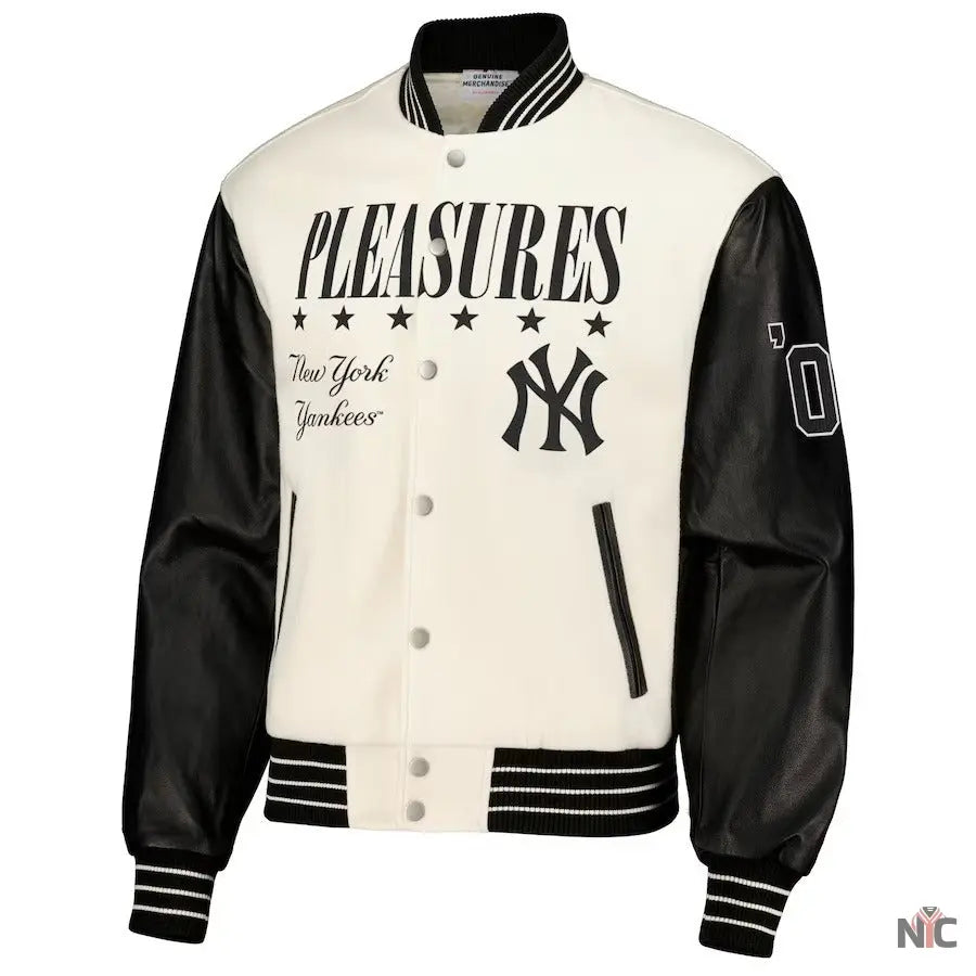 New York Yankees Pleasures Full-snap Jacket NYC Jackets