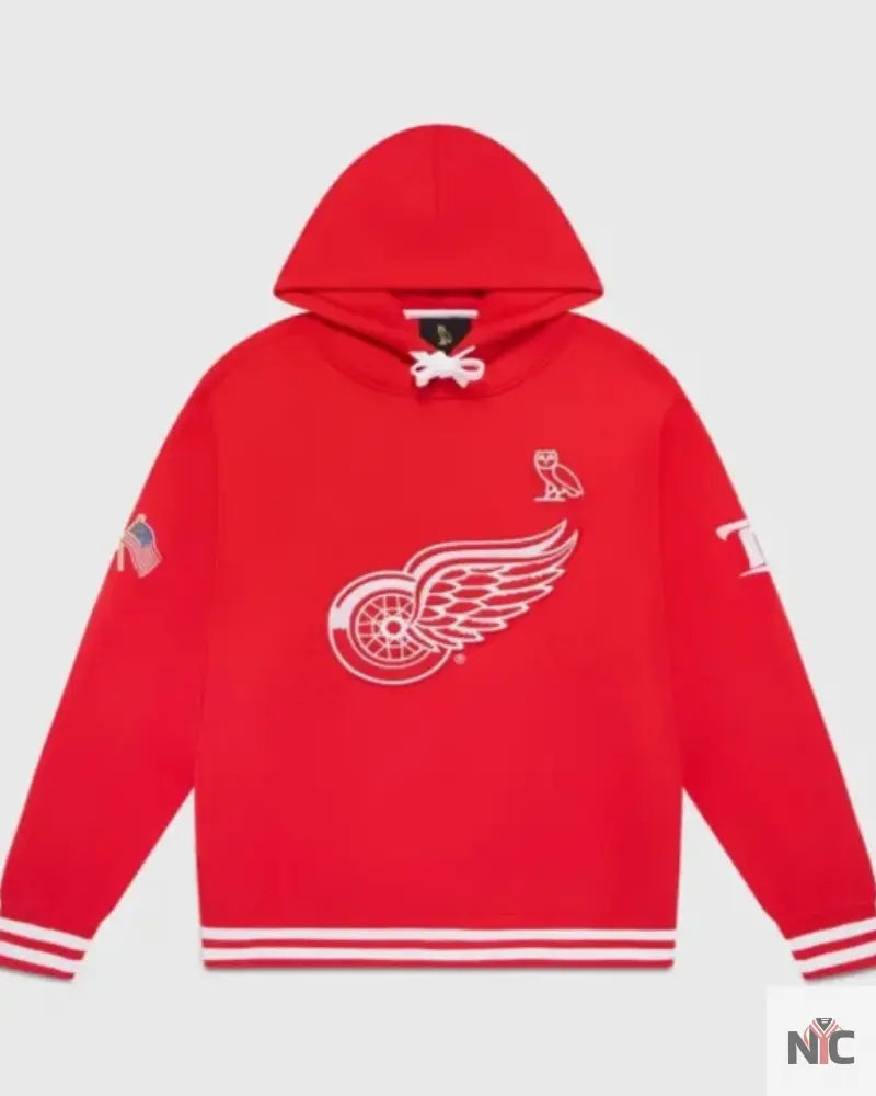 OVO Detroit Red Wings Hoodie NYC Jackets