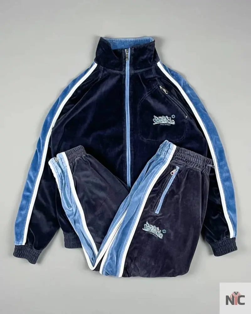 Oldskool Gear Southpole Velour Tracksuit NYC Jackets