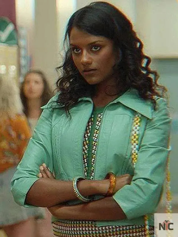 Olivia Hanan Sex Education Leather Jacket NYC Jackets