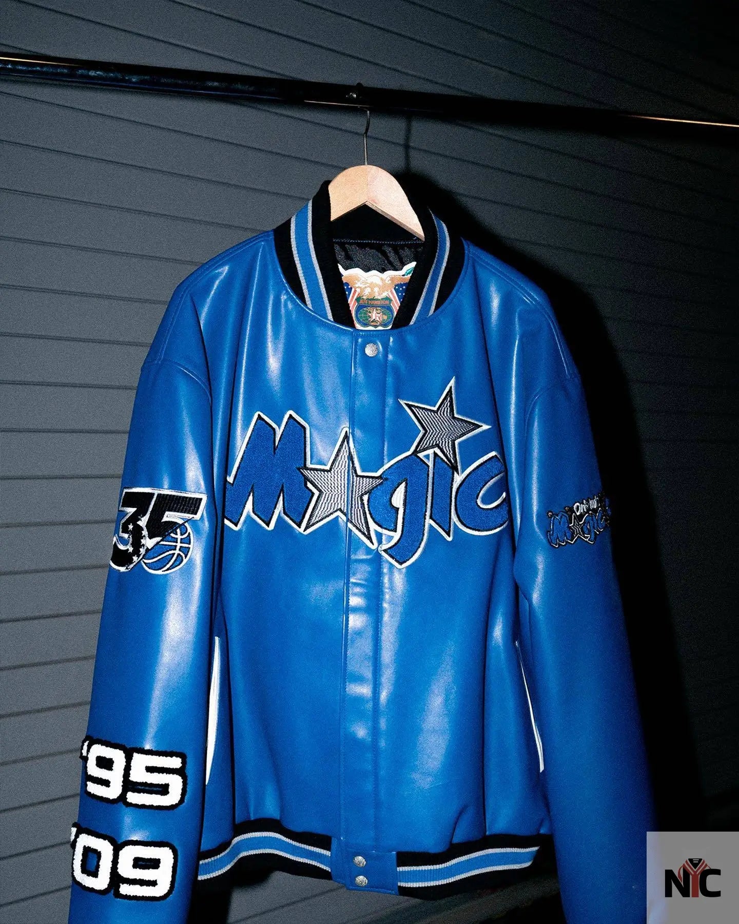 Orlando Magic Jeff Hamilton Blue Varsity Jacket NYC Jackets