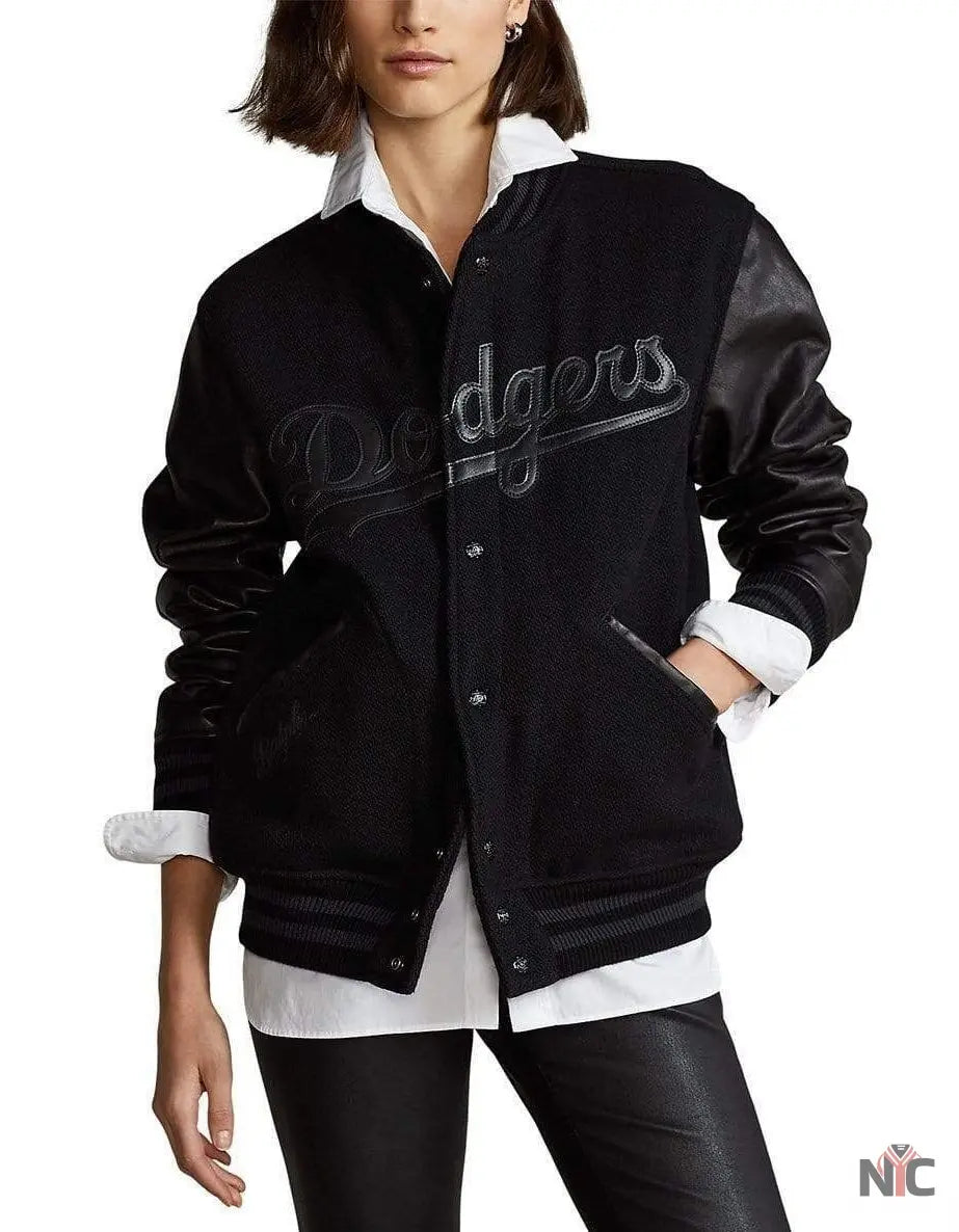 Polo Ralph Lauren LA Dodgers Baseball Bomber Jacket NYC Jackets