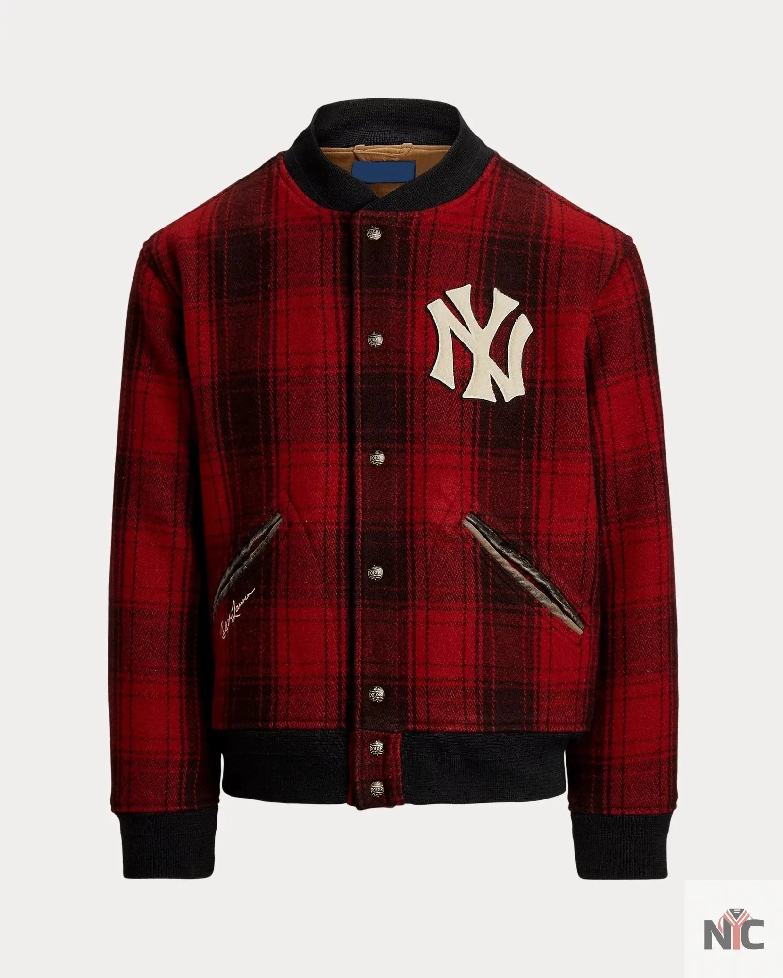 Polo Ralph Lauren Yankees Plaid Jacket NYC Jackets
