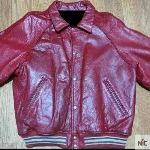 Red Avirex Indian Motorcycle Jacket NYC Jackets