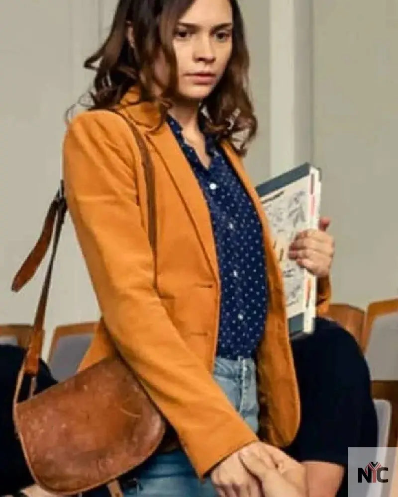 Ruby Bell Maxton Hall The World Between Us Brown Blazer NYC Jackets