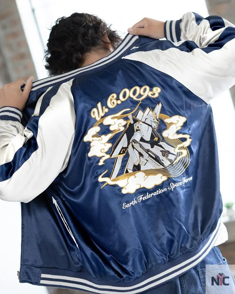 STRICT-G Mobile Suit Gundam Series 45th Anniversary Souvenir Jacket NYC Jackets