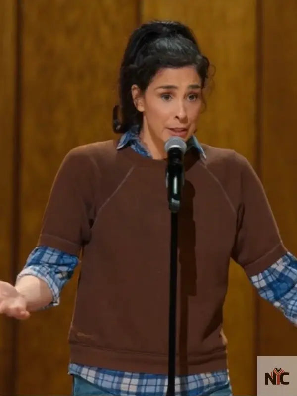 Sarah Silverman PostMortem Brown Sweater NYC Jackets
