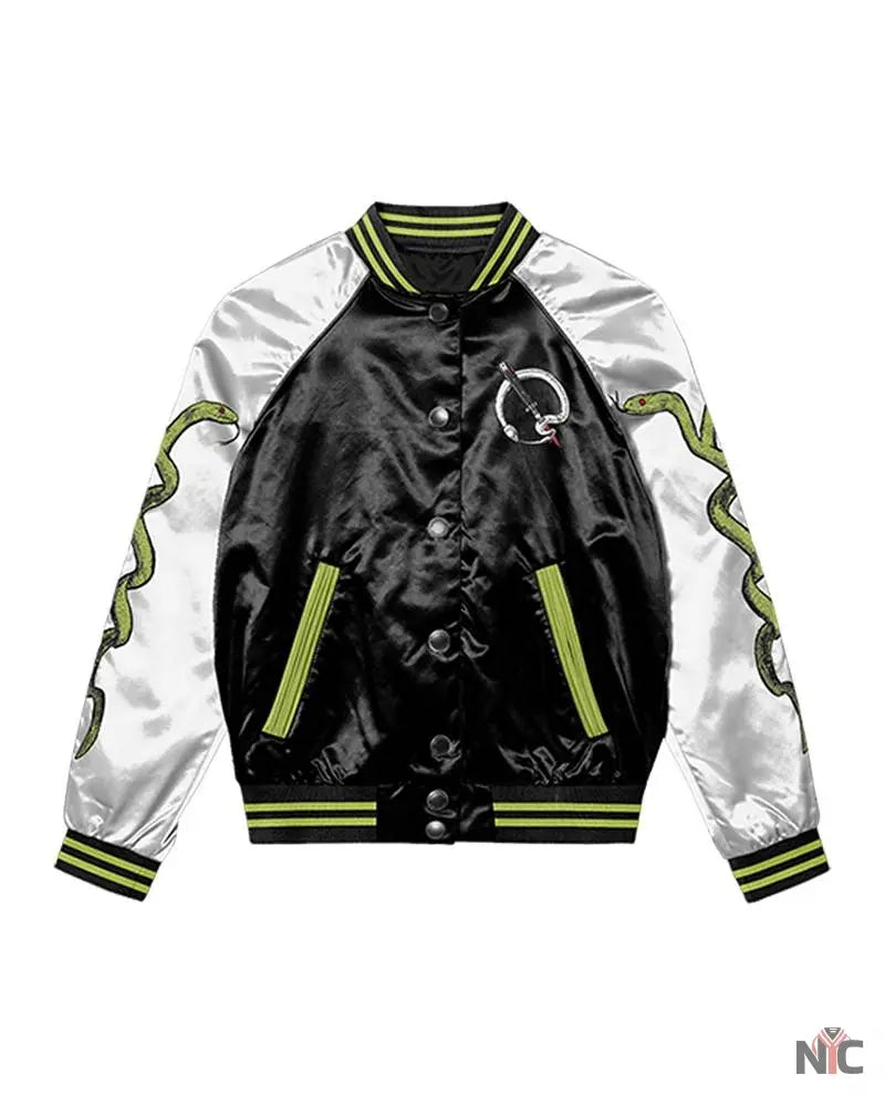 Satin Snake Retro Jacket NYC Jackets