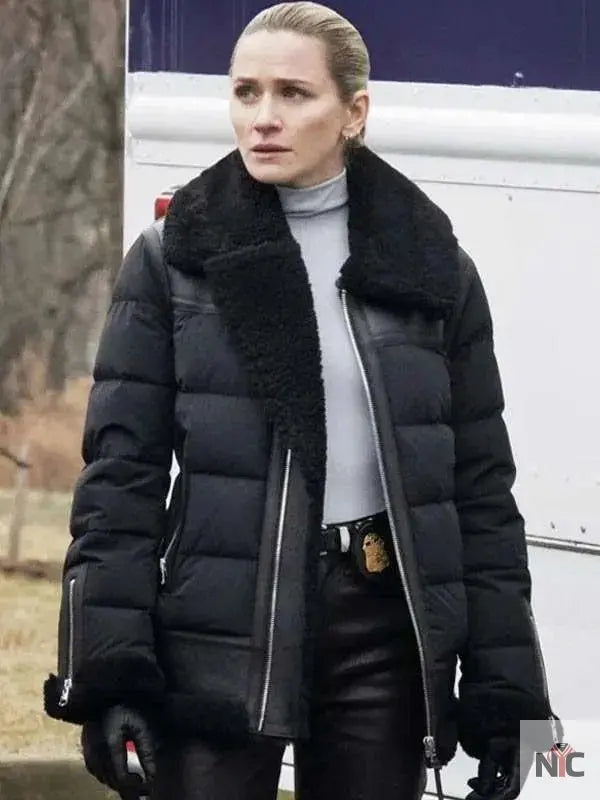 Shantel VanSanten FBI Most Wanted S06 Black Jacket NYC Jackets