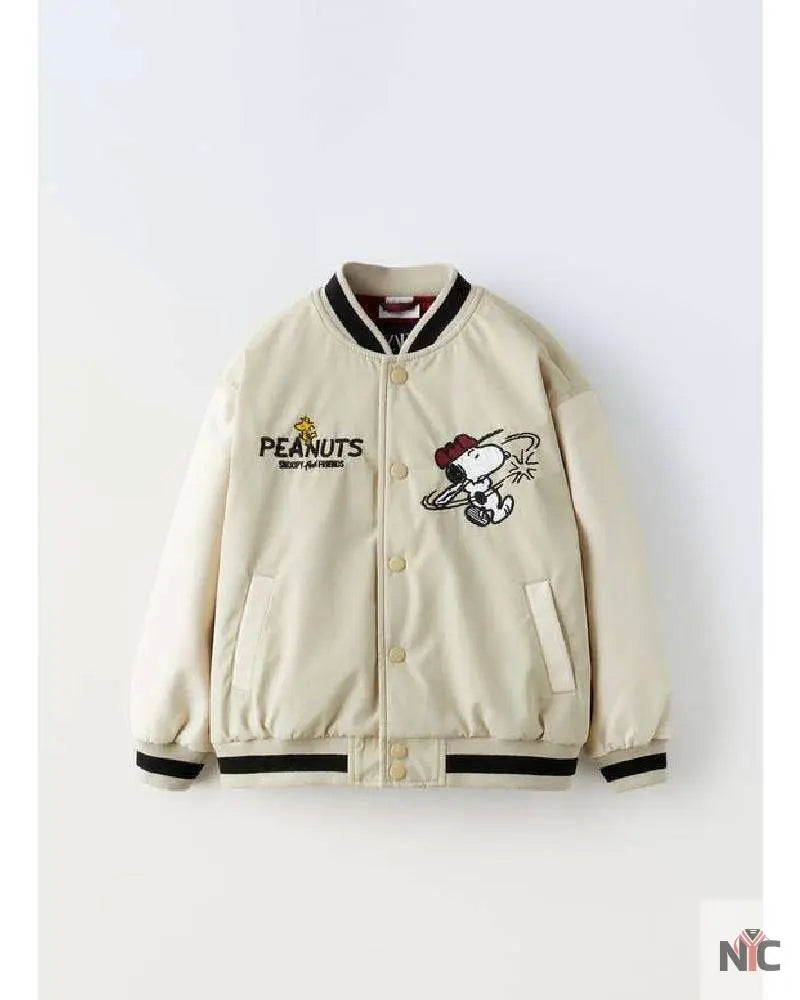 Snoopy Peanuts Bomber Jacket NYC Jackets
