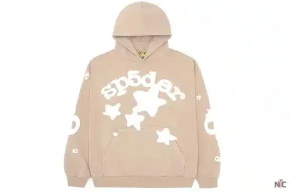Sp5der Beluga Light Brown Hoodie NYC Jackets