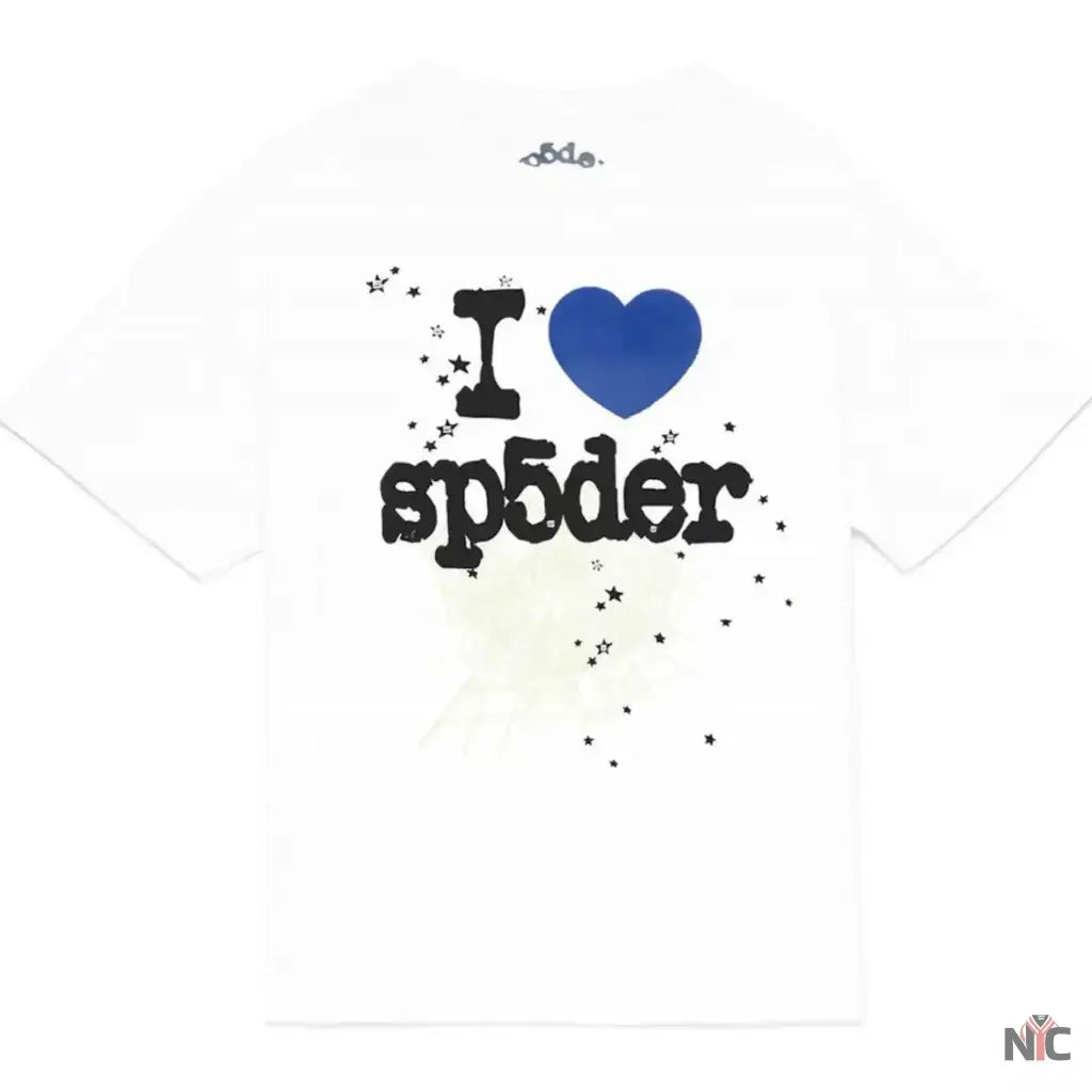 Sp5der Souvenir Blue Tee NYC Jackets