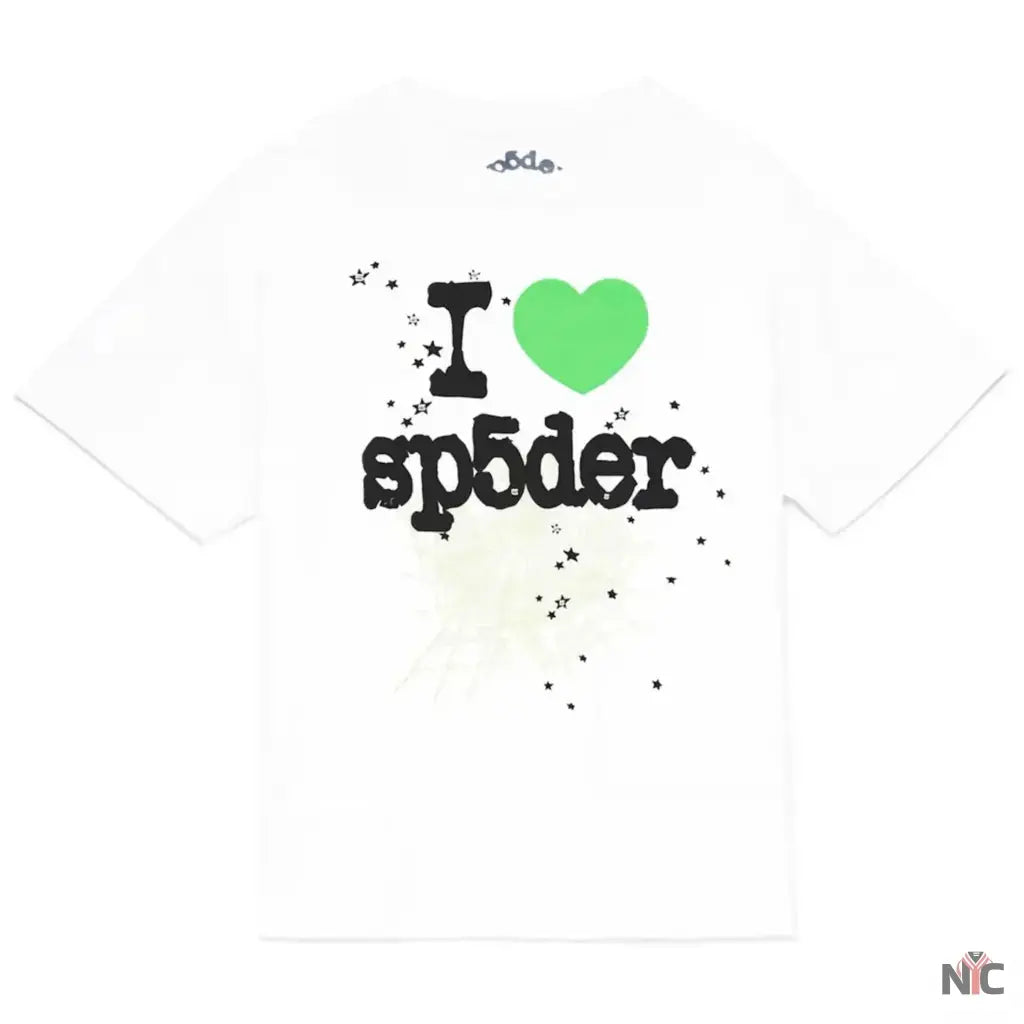 Sp5der Souvenir Tee Green NYC Jackets