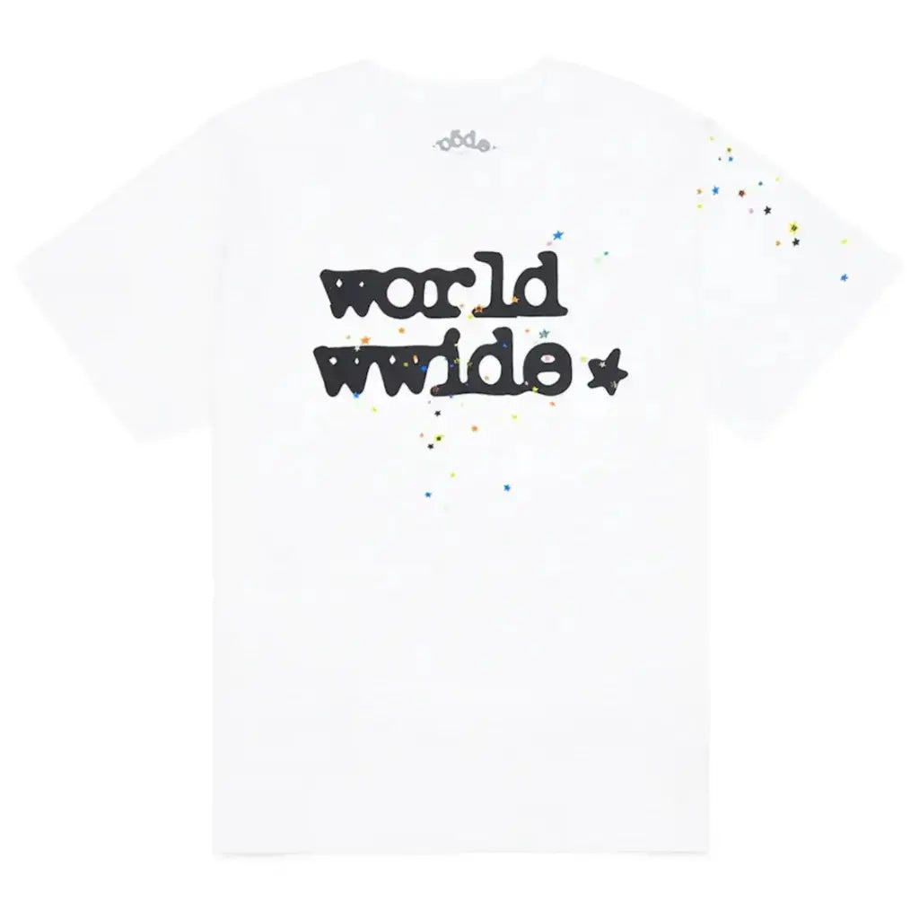 Sp5der Worldwide White Tee NYC Jackets