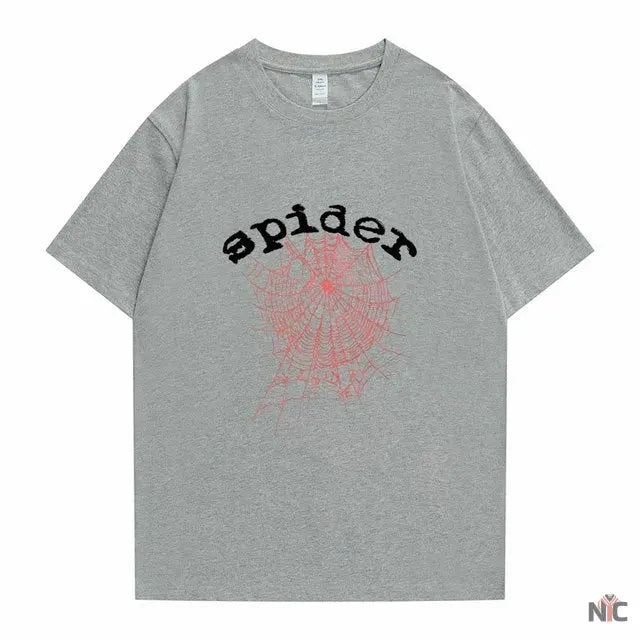 Spider Young Thug King Grey T-Shirt NYC Jackets
