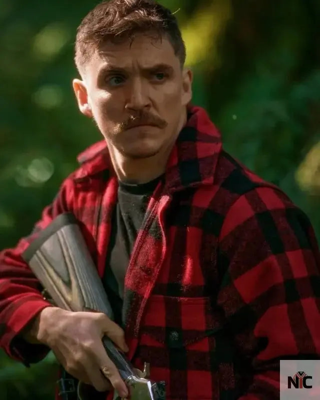 Strange Darling 2024 Kyle Gallner Plaid Jacket NYC Jackets