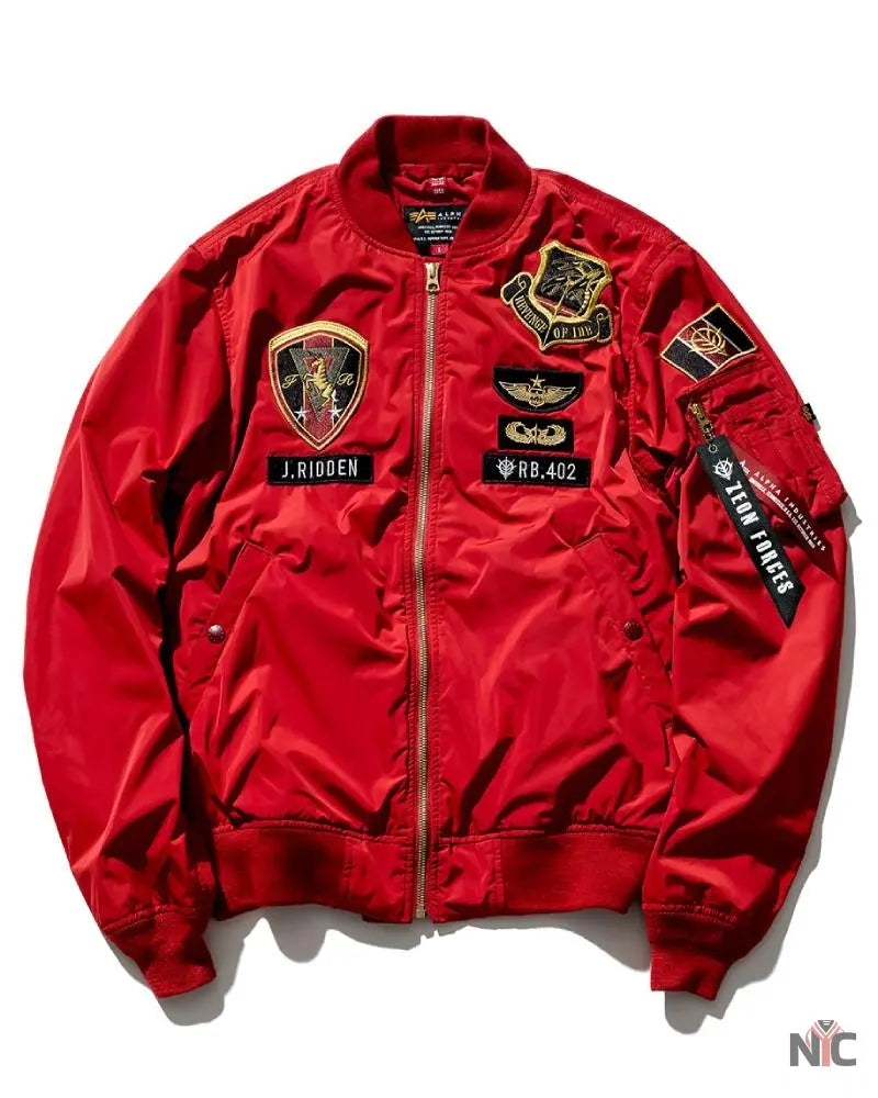 Strict-G Alpha Industries Red Ma-1 Jacket NYC Jackets