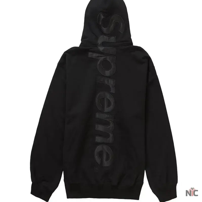 Supreme Satin Applique Hooded Sweatshirt NYC Jackets
